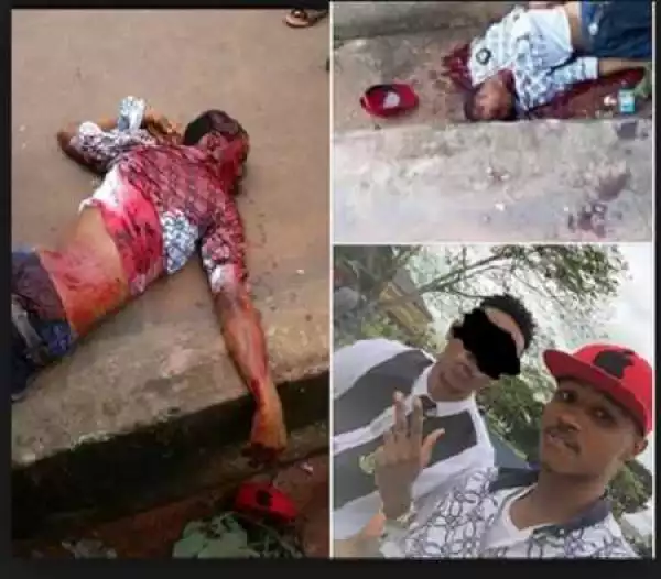 Omg! See the Cultist Who Brutally Murdered IMSU Student, Chikabala In Front of School Gate (Photos)